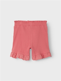 NAME IT Rib Shorts Halina Spiced Coral
